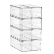 Storage Box, THE HOME EDIT NARROW FRIDGE BIN, 10,2 x 30,5 x H 10,8 cm, Transparent Storage Box, THE HOME EDIT NARROW FRIDGE BIN, 10,2 x 30,5 x H 10,8 cm, Transparent