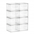 Storage Box , THE HOME EDIT SMALL FRIDGE BIN, 15,2 x 15,2 x H10,8 cm, Clear
