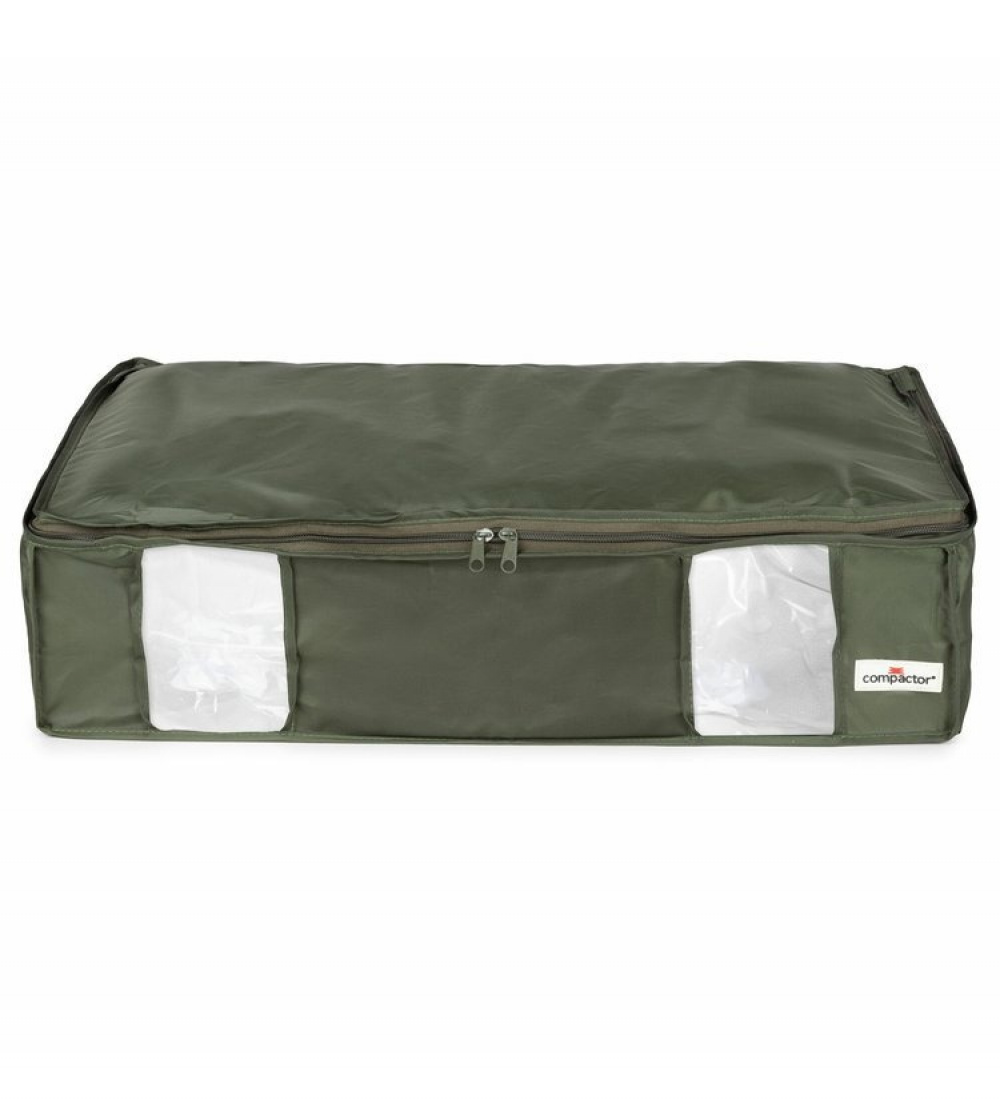 Box with vacuum bag, 145 L, ECOLOGICAL GREEN BOX, LARGE, 65 x 45 x H 15,5 cm, Green in the group Storage / Wardrobe storage / Vacuum storage / Vacuum bags with boxes at SmartaSaker.se (41818)