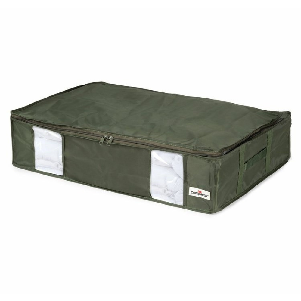 Box with vacuum bag, 145 L, ECOLOGICAL GREEN BOX, LARGE, 65 x 45 x H 15,5 cm, Green in the group Storage / Wardrobe storage / Vacuum storage / Vacuum bags with boxes at SmartaSaker.se (41818)