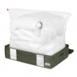 Box with vacuum bag, 145 L, ECOLOGICAL GREEN BOX, LARGE, 65 x 45 x H 15,5 cm, Green Box with vacuum bag, 145 L, ECOLOGICAL GREEN BOX, LARGE, 65 x 45 x H 15,5 cm, Green