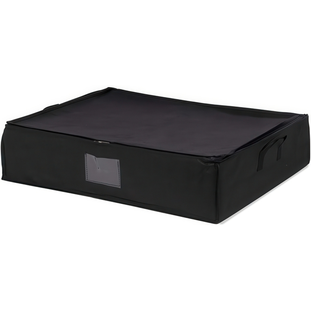 Box with vacuum bag, 145L, KAZITA UNDER BED, 65 x 50 x H 15,5 cm, Black in the group Storage / Wardrobe storage / Vacuum storage / Vacuum bags with boxes at SmartaSaker.se (41819)