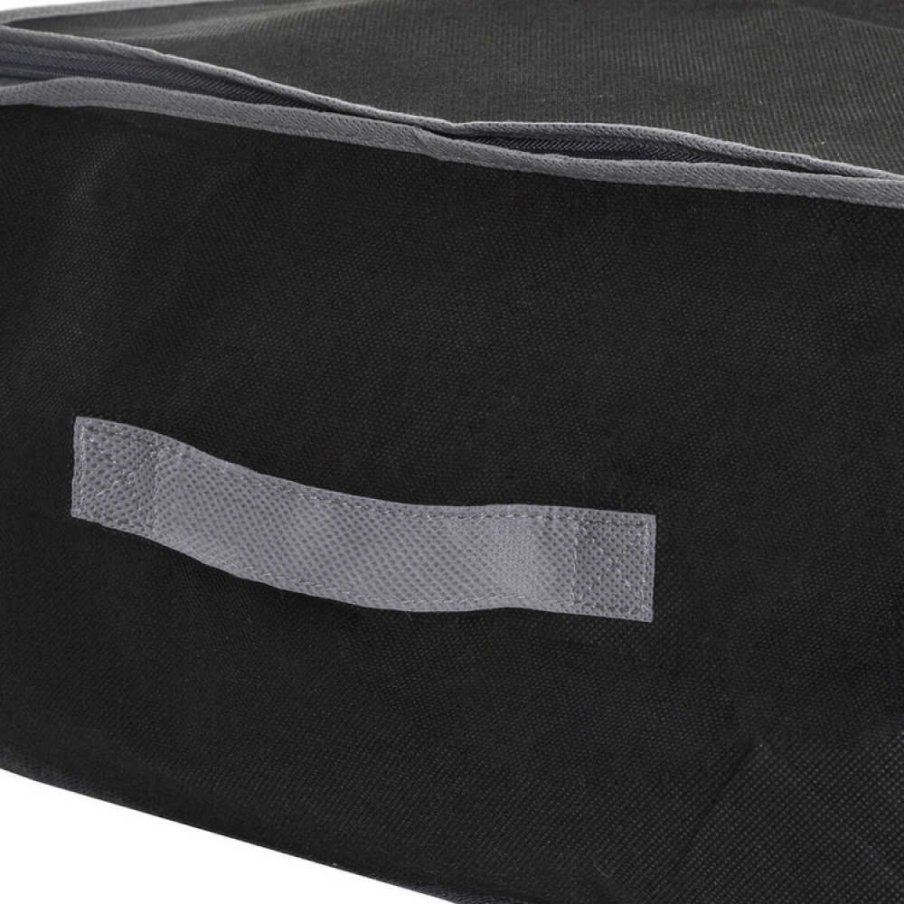 Box with vacuum bag, under-bed, NONWOVEN UNDER BED, 100 x 45 x H 15 cm, Black in the group Storage at SmartaSaker.se (41828)