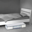 Box with vacuum bag, under-bed storage, SOFT BOX, 105 x 45 x H 15cm, white Box with vacuum bag, under-bed storage, SOFT BOX, 105 x 45 x H 15cm, white