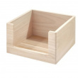 Storage bin, THE HOME EDIT OPEN FRONT SMALL ECO WOOD BIN, 25,4 x 25,4 x H15,2 cm