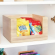 Storage bin, THE HOME EDIT OPEN FRONT SMALL ECO WOOD BIN, 25,4 x 25,4 x H15,2 cm