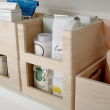 Storage bin, THE HOME EDIT OPEN FRONT SMALL ECO WOOD BIN, 25,4 x 25,4 x H15,2 cm