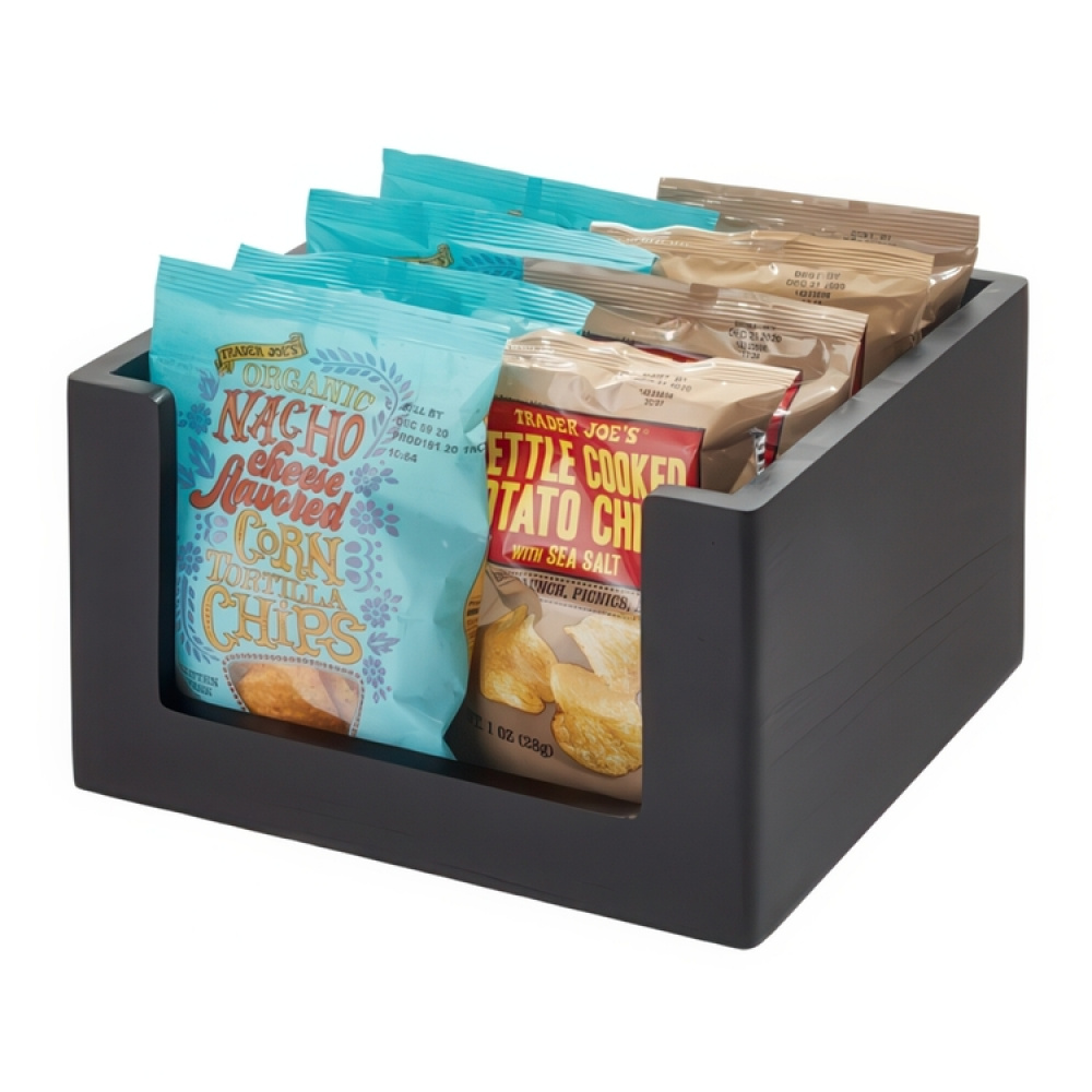 Storage bin, THE HOME EDIT OPEN FRONT SMALL ECO WOOD BIN, 25,4 x 25,4 x H15,2 cm in the group Storage / Storage boxes at SmartaSaker.se (41835)