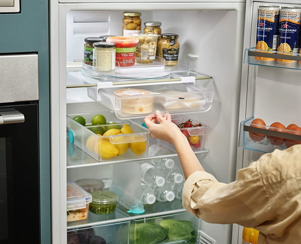 Under Shelf Drawer, JOSEPH JOSEPH FRIDGE-STORE , 31,3 x 25, 5 x H 8,5 cm, Transparent in the group Storage / Kitchen storage / Fridge storage at SmartaSaker.se (41836)