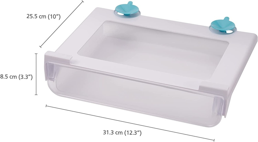 Under Shelf Drawer, JOSEPH JOSEPH FRIDGE-STORE , 31,3 x 25, 5 x H 8,5 cm, Transparent in the group Storage / Kitchen storage / Fridge storage at SmartaSaker.se (41836)