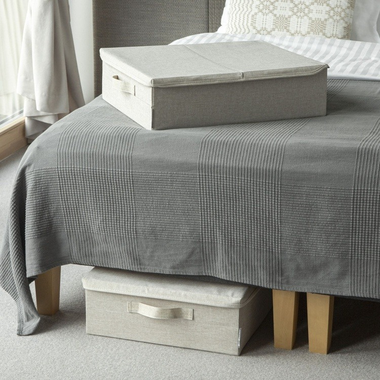 Box under-bed storage, Hard, BIGSO UNDER BED, 46 x 55 x H 16 cm in the group Storage / Bedroom storage / Under bed storage at SmartaSaker.se (41840)