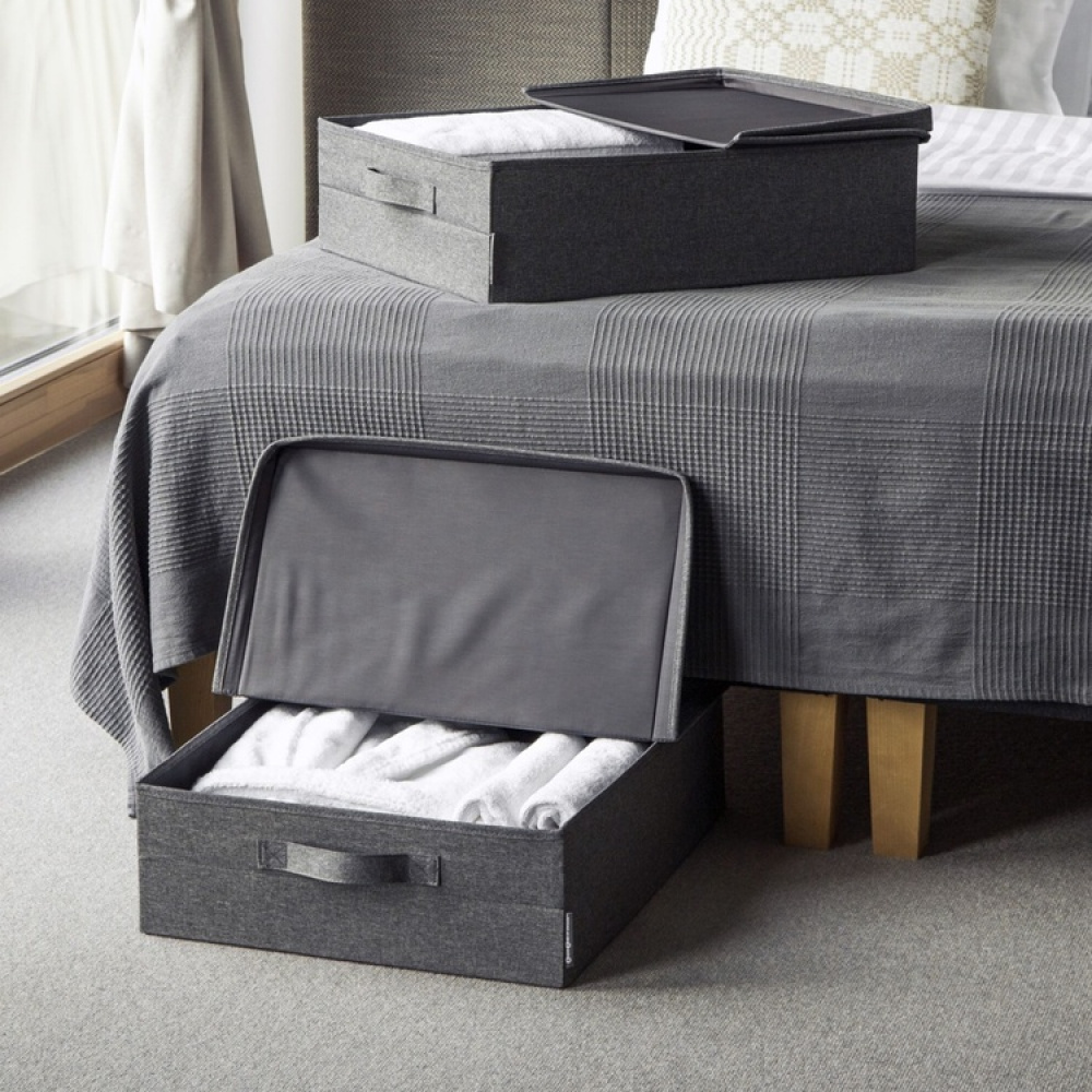 Box under-bed storage, Hard, BIGSO UNDER BED, 46 x 55 x H 16 cm in the group Storage / Bedroom storage / Under bed storage at SmartaSaker.se (41840)