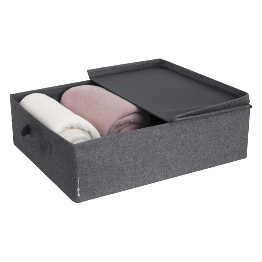 Box under-bed storage, Hard, BIGSO UNDER BED, 46 x 55 x H 16 cm in the group Storage / Bedroom storage / Under bed storage at SmartaSaker.se (41840)