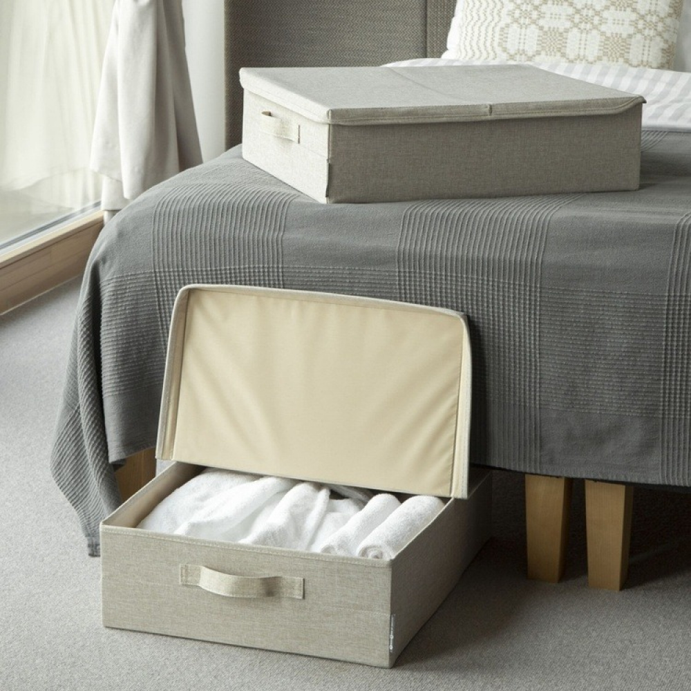 Box under-bed storage, Hard, BIGSO UNDER BED, 46 x 55 x H 16 cm in the group Storage / Bedroom storage / Under bed storage at SmartaSaker.se (41840)