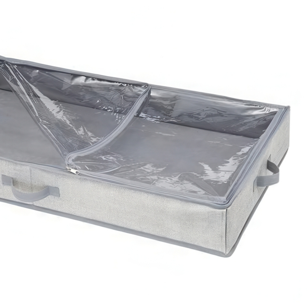 Box under-bed storage, ALDO, 91 x 53 x H 13 cm, Grey in the group Storage / Bedroom storage / Under bed storage at SmartaSaker.se (41841)