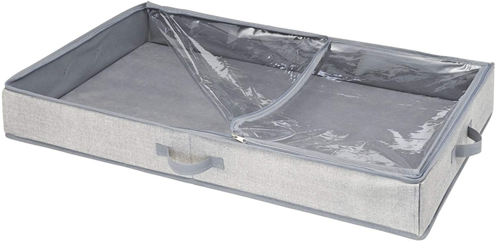 Box under-bed storage, ALDO, 91 x 53 x H 13 cm, Grey in the group Storage / Bedroom storage / Under bed storage at SmartaSaker.se (41841)