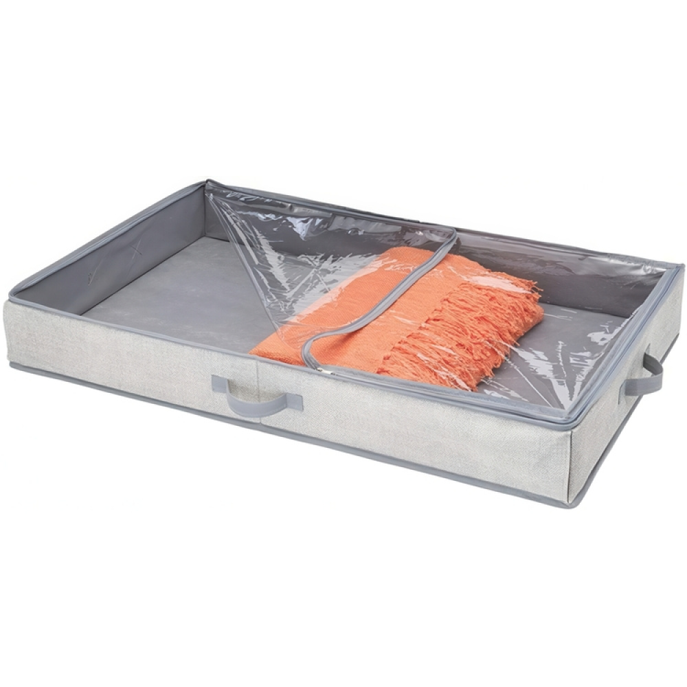 Box under-bed storage, ALDO, 91 x 53 x H 13 cm, Grey in the group Storage / Bedroom storage / Under bed storage at SmartaSaker.se (41841)