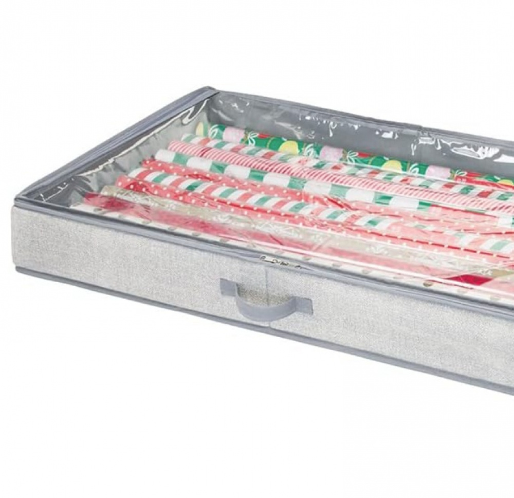 Box under-bed storage, ALDO, 91 x 53 x H 13 cm, Grey in the group Storage / Bedroom storage / Under bed storage at SmartaSaker.se (41841)