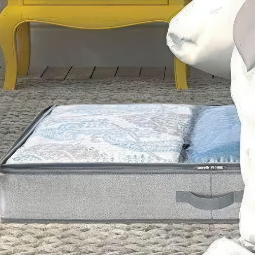 Box under-bed storage, ALDO, 91 x 53 x H 13 cm, Grey in the group Storage / Bedroom storage / Under bed storage at SmartaSaker.se (41841)
