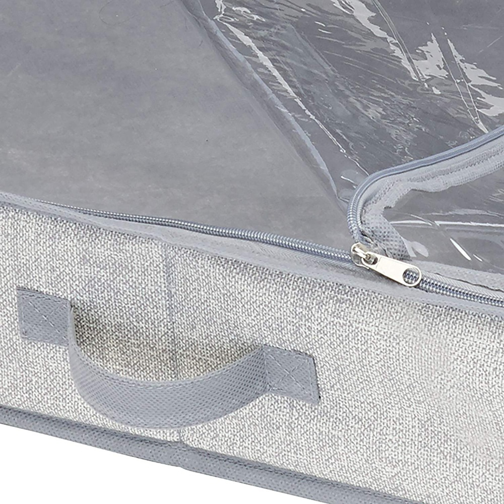 Box under-bed storage, ALDO, 91 x 53 x H 13 cm, Grey in the group Storage / Bedroom storage / Under bed storage at SmartaSaker.se (41841)