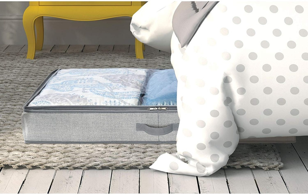 Box under-bed storage, ALDO, 91 x 53 x H 13 cm, Grey in the group Storage / Bedroom storage / Under bed storage at SmartaSaker.se (41841)