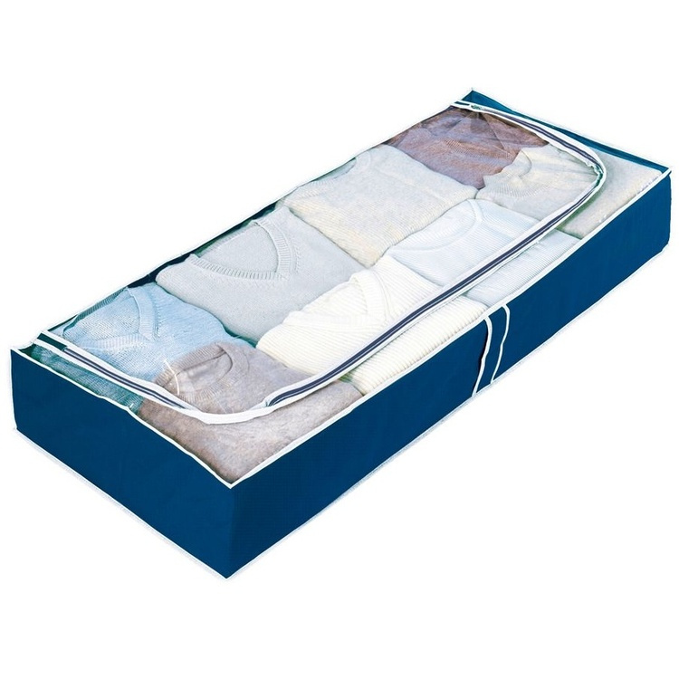 Under bed storage, Soft, AIR, 105 x 45 x H 15 cm, Blue in the group Storage / Bedroom storage / Under bed storage at SmartaSaker.se (41842)