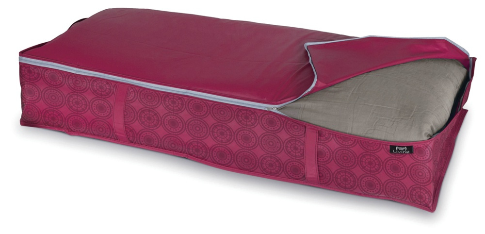 Box under-bed storage, soft, ELLA PURPLE, 95 x 45 x H18 cm in the group Storage / Bedroom storage / Under bed storage at SmartaSaker.se (41847)