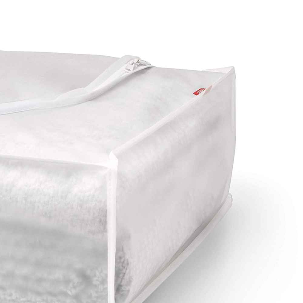 Box under-bed storage, Soft, MILKY WHITE, 45 x 103 x H16 cm, Transparent White in the group Storage / Bedroom storage / Under bed storage at SmartaSaker.se (41849)