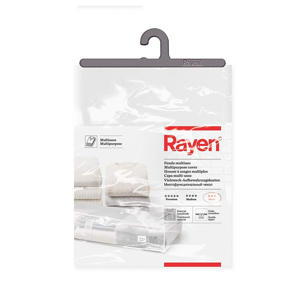 Box under-bed storage, Soft, MILKY WHITE, 45 x 103 x H16 cm, Transparent White in the group Storage / Bedroom storage / Under bed storage at SmartaSaker.se (41849)