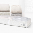 Box under-bed storage, Mjuk, NON WOVEN, 45 x 103 x H16 cm, White