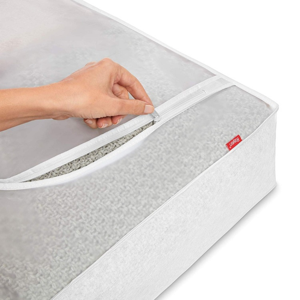 Box under-bed storage, Mjuk, NON WOVEN, 45 x 103 x H16 cm, White in the group Storage / Bedroom storage / Under bed storage at SmartaSaker.se (41850)
