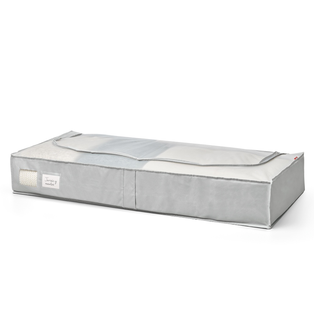 Box under-bed storage, RAYEN PREMIUM, 45 x 103 x H 16 cm, Light grey in the group Storage / Bedroom storage / Under bed storage at SmartaSaker.se (41852)