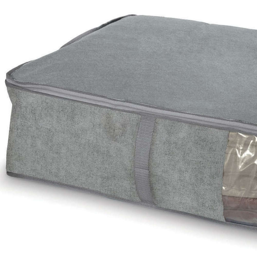 Box under-bed storage, soft, STONE GREY, 95 x 45 x H18 cm, Grey in the group Storage / Bedroom storage / Under bed storage at SmartaSaker.se (41854)