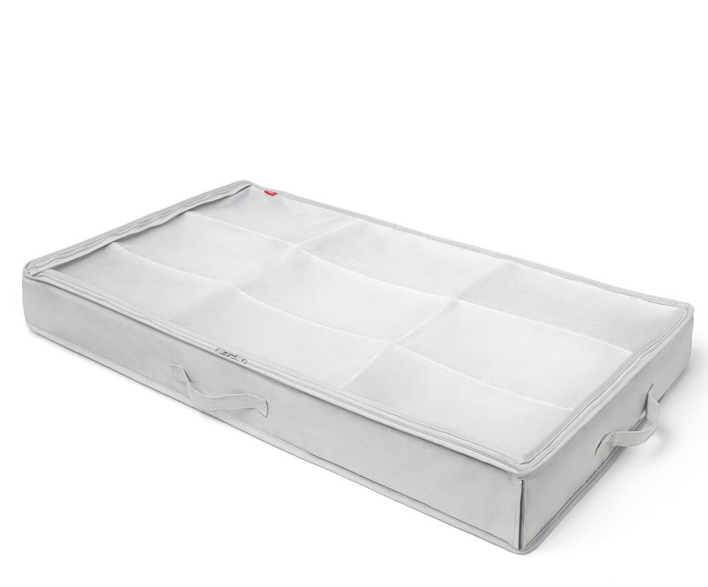 Box under-bed storage for shoes, RAYEN PREMIUM, 90 x 50 x H 10,5 cm, Light Grey in the group Storage / Bedroom storage / Under bed storage at SmartaSaker.se (41857)