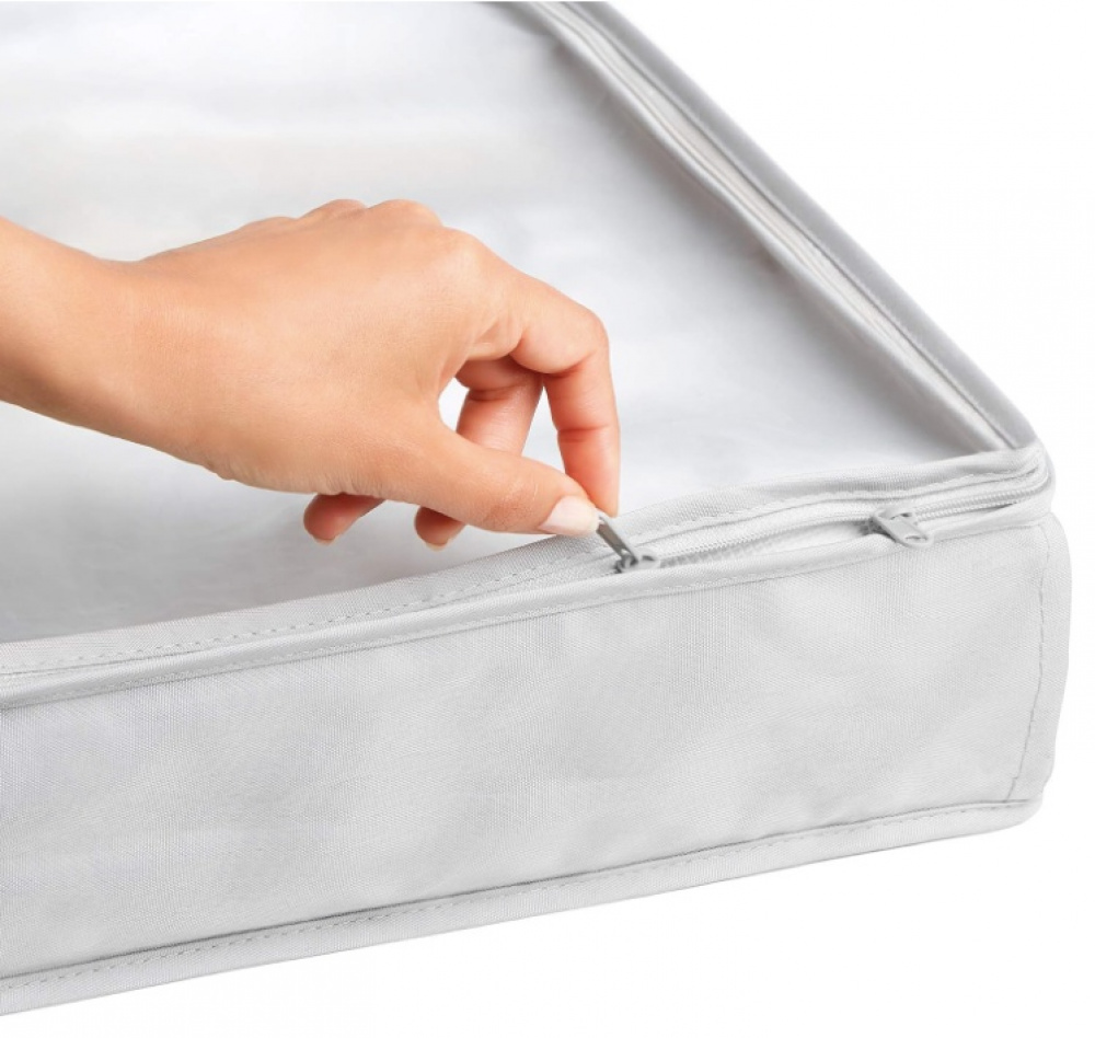 Box under-bed storage for shoes, RAYEN PREMIUM, 90 x 50 x H 10,5 cm, Light Grey in the group Storage / Bedroom storage / Under bed storage at SmartaSaker.se (41857)