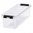 Box, Oblong, SMARTSTORE 3,5L, CLASSIC, 38 x 14 x H 11 cm, Transparent / Black Box, Oblong, SMARTSTORE 3,5L, CLASSIC, 38 x 14 x H 11 cm, Transparent / Black
