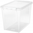 Storage Box, SMARTSTORE 66L HOME, XL, 59 x 39 x H 43 cm, Transparent / White Storage Box, SMARTSTORE 66L HOME, XL, 59 x 39 x H 43 cm, Transparent / White
