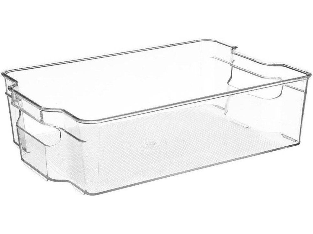 Storage tray, Wide and short, RANGEMENT FRIGO LARGE, 31 x 21 x H 9 cm, Clear in the group Storage / Kitchen storage / Fridge storage at SmartaSaker.se (41862)
