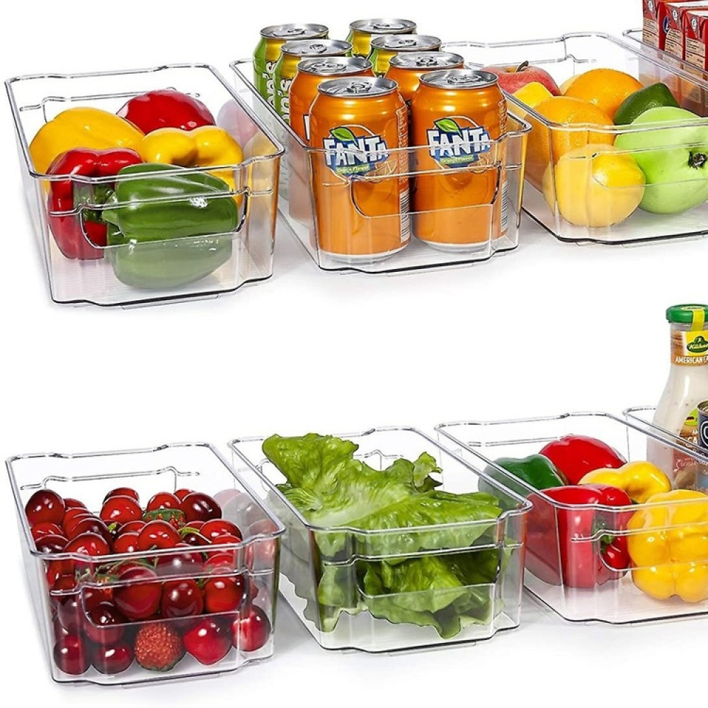 Storage tray, Wide and short, RANGEMENT FRIGO LARGE, 31 x 21 x H 9 cm, Clear in the group Storage / Kitchen storage / Fridge storage at SmartaSaker.se (41862)