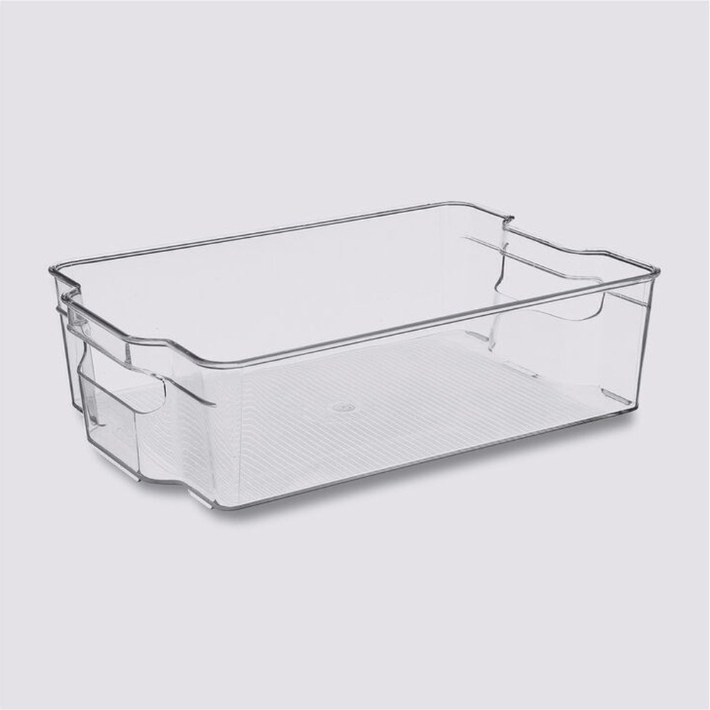 Storage tray, Wide and short, RANGEMENT FRIGO LARGE, 31 x 21 x H 9 cm, Clear in the group Storage / Kitchen storage / Fridge storage at SmartaSaker.se (41862)