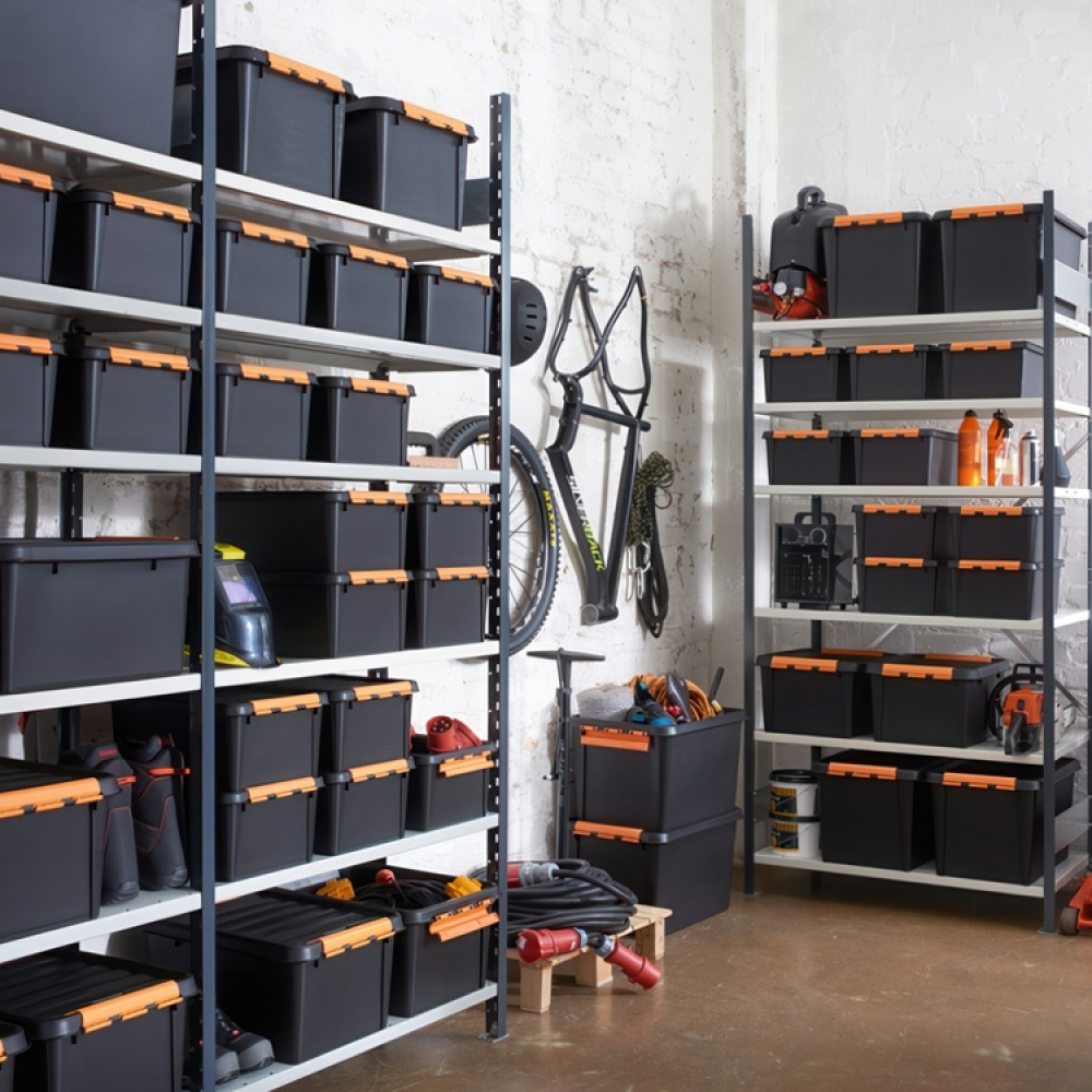 Storage Box, Extra durable, SMARTSTORE 14L PRO, 40 x 30 x H19cm, Black in the group Storage / Popular brands / SmartStore at SmartaSaker.se (41863)