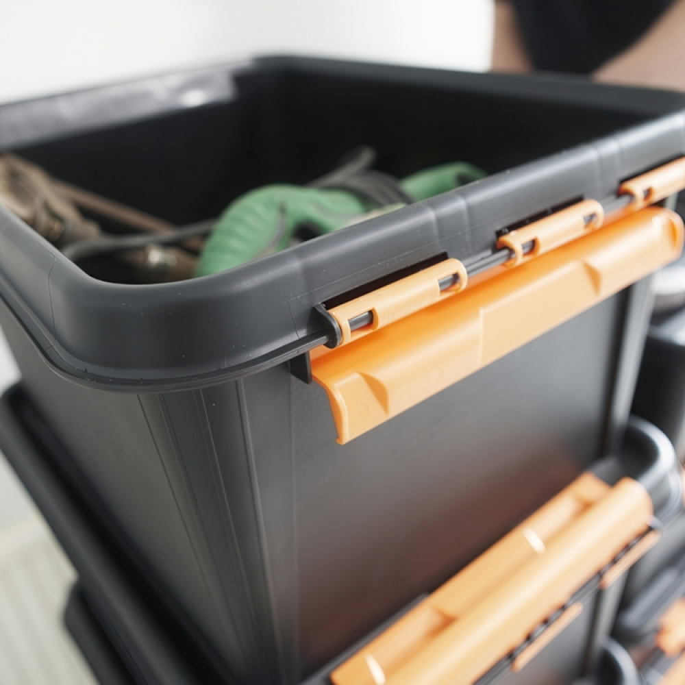 Storage Box, Extra durable, SMARTSTORE 14L PRO, 40 x 30 x H19cm, Black in the group Storage / Popular brands / SmartStore at SmartaSaker.se (41863)