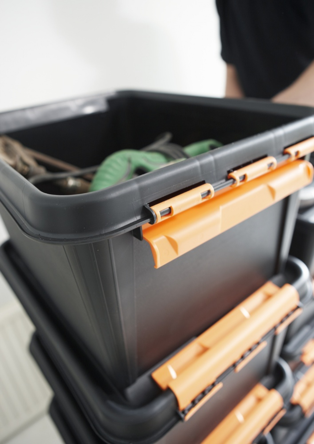 Storage Box, Extra durable, SMARTSTORE 31L PRO 50 x 39 x 26 cm, Black in the group Storage / Kitchen storage / Storage bins and jars / SmartStore at SmartaSaker.se (41864)
