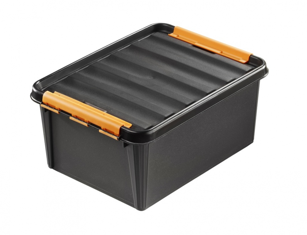 Storage Box, Extra durable, SMARTSTORE 31L PRO 50 x 39 x 26 cm, Black in the group Storage / Kitchen storage / Storage bins and jars / SmartStore at SmartaSaker.se (41864)