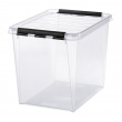 Storage Box, High, SMARTSTORE 25L. CLASSIC, 40 x 30 x H32 cm, Clear / Black Storage Box, High, SMARTSTORE 25L. CLASSIC, 40 x 30 x H32 cm, Clear / Black