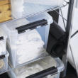 Storage Box, High, SMARTSTORE 25L. CLASSIC, 40 x 30 x H32 cm, Clear / Black Storage Box, High, SMARTSTORE 25L. CLASSIC, 40 x 30 x H32 cm, Clear / Black