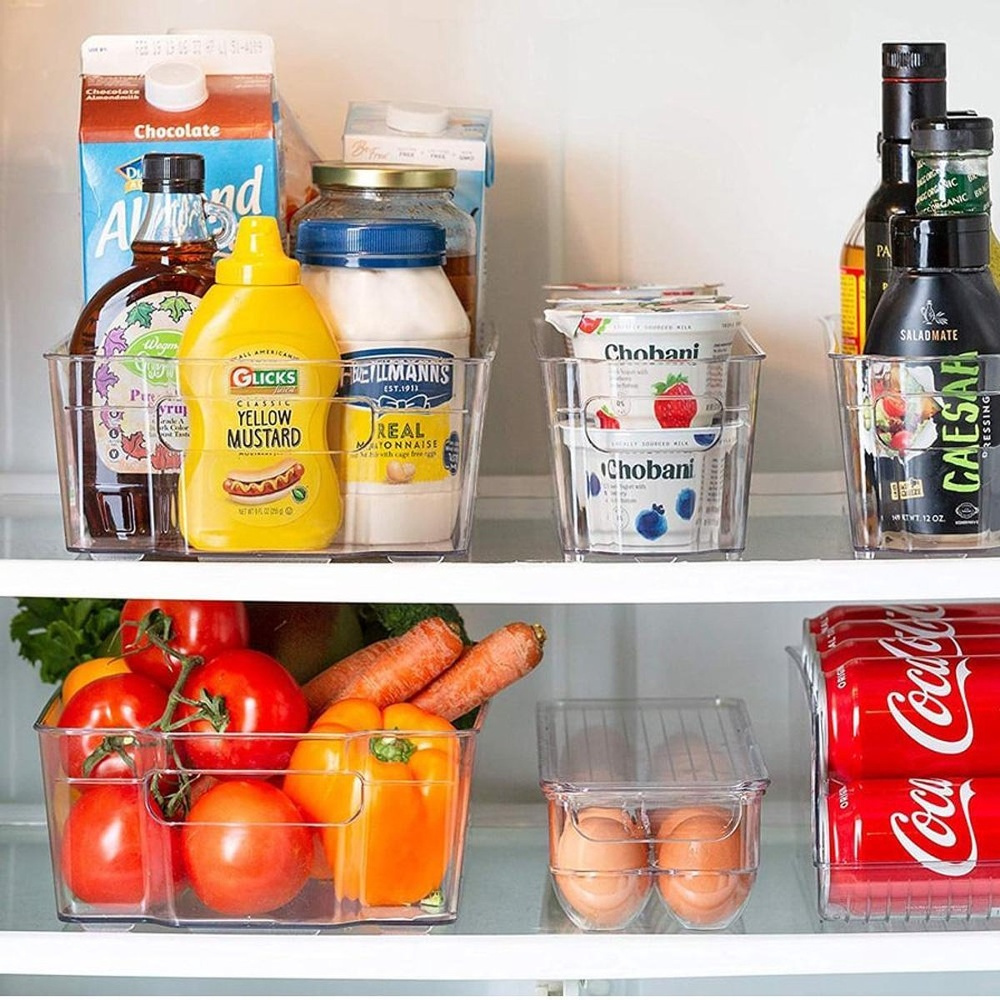 Storage tray, short, RANGEMENT FRIGO MEDIUM, 31 ,5 x 15,5 x H 9 cm, Clear in the group Storage / Kitchen storage / Fridge storage at SmartaSaker.se (41867)