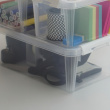 Box, Small, SMARTSTORE 5 HOME, 30 x 19 x H11cm, Clear / White Box, Small, SMARTSTORE 5 HOME, 30 x 19 x H11cm, Clear / White