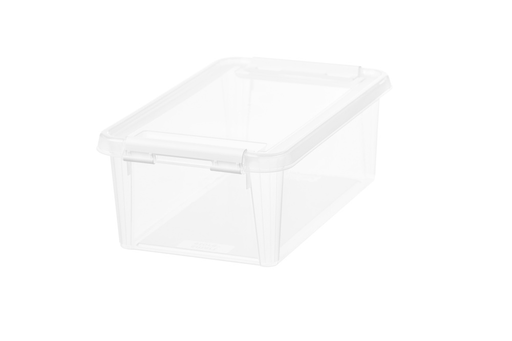 Box, Small, SMARTSTORE 5 HOME, 30 x 19 x H11cm, Clear / White in the group Storage / Storage boxes / SmartStore storage boxes at SmartaSaker.se (41868)