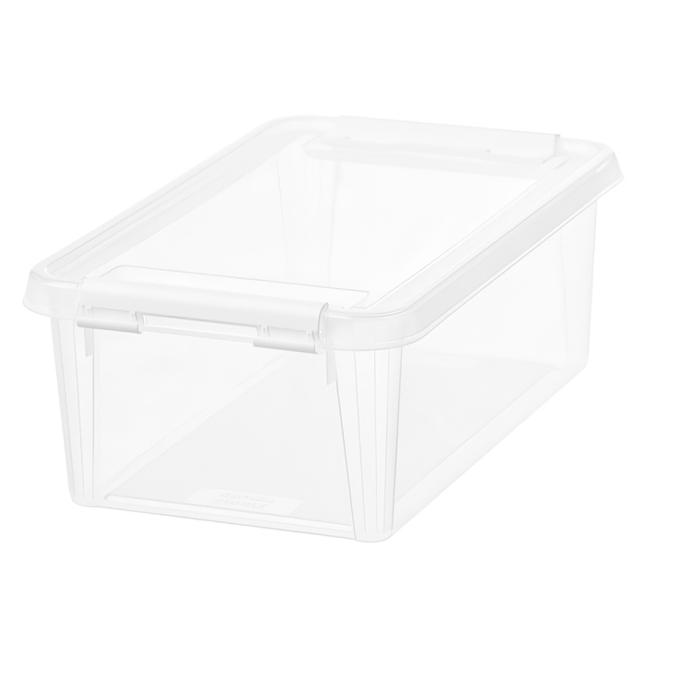 Box, Small, SMARTSTORE 5 HOME, 30 x 19 x H11cm, Clear / White in the group Storage / Storage boxes / SmartStore storage boxes at SmartaSaker.se (41868)